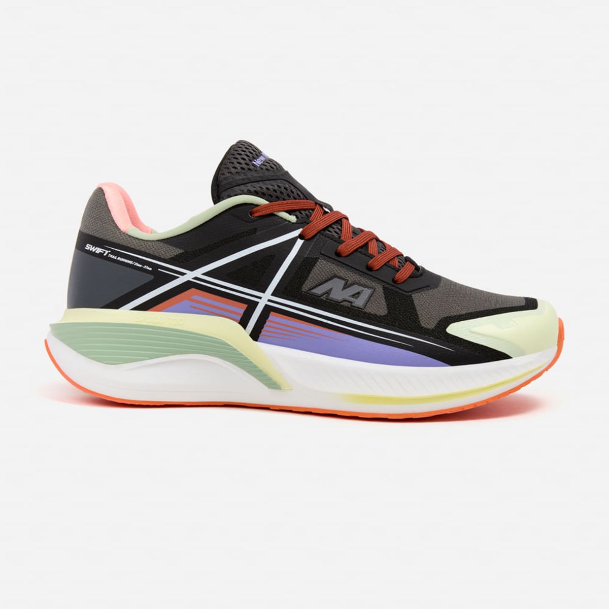 NEW ATHLETIC - Zapatillas New Athletic Running Spoom116 Negro Con Azul Claro Hombre