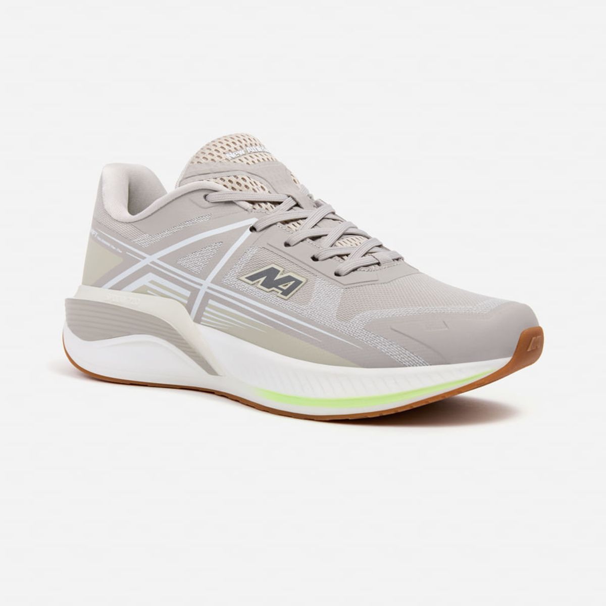 NEW ATHLETIC - Zapatillas New Athletic Running Spoom116 Gris Con Beige Hombre
