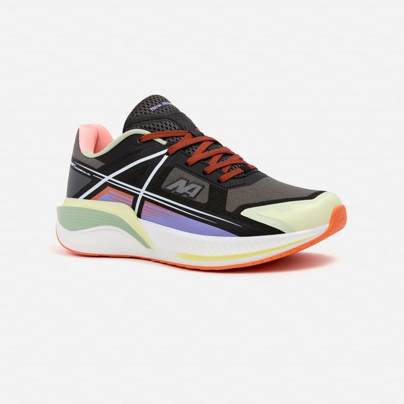 NEW ATHLETIC - Zapatillas New Athletic Running Spoom116 Negro Con Azul Claro Mujer