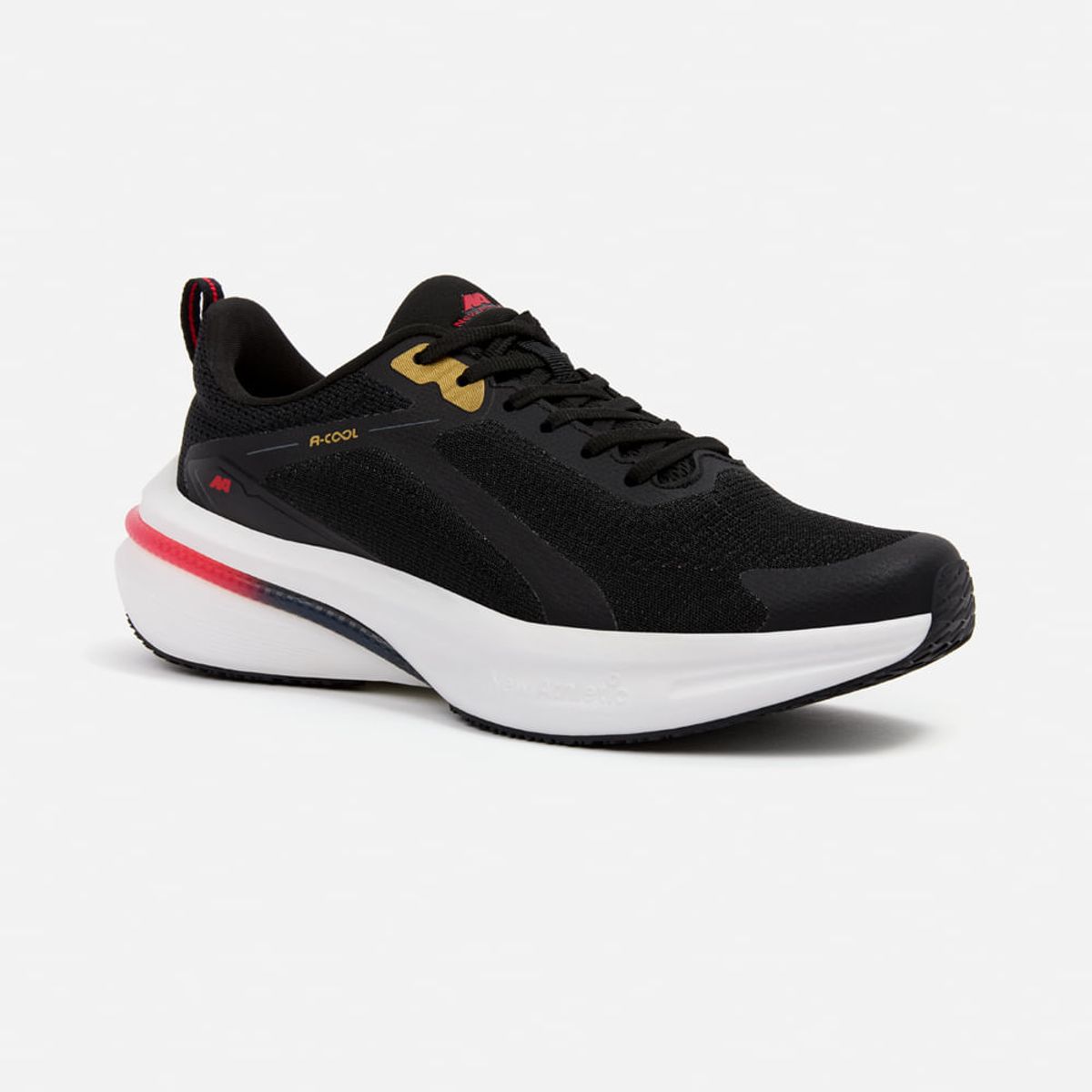 NEW ATHLETIC - Zapatillas New Athletic Running Spoom132 Negro Con Rojo Hombre