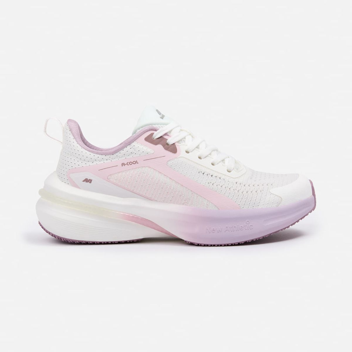 NEW ATHLETIC - Zapatillas New Athletic Running Spoom132 Crema Con Rosado Mujer
