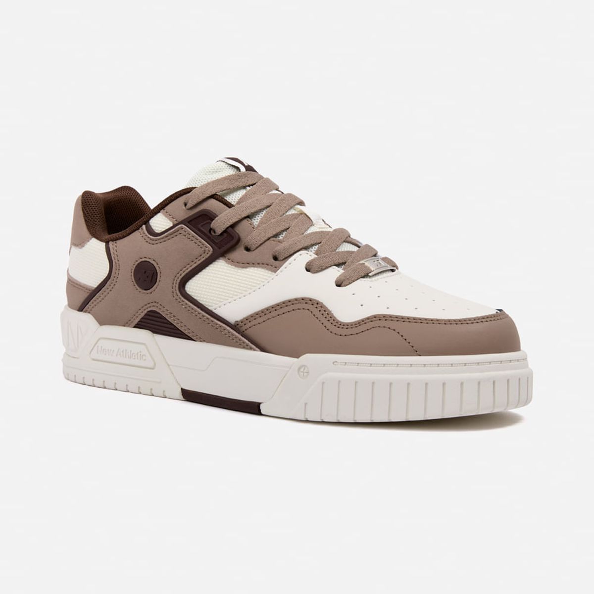NEW ATHLETIC - Zapatillas New Athletic Skateboarding Square96 Crema Con Marrón Hombre