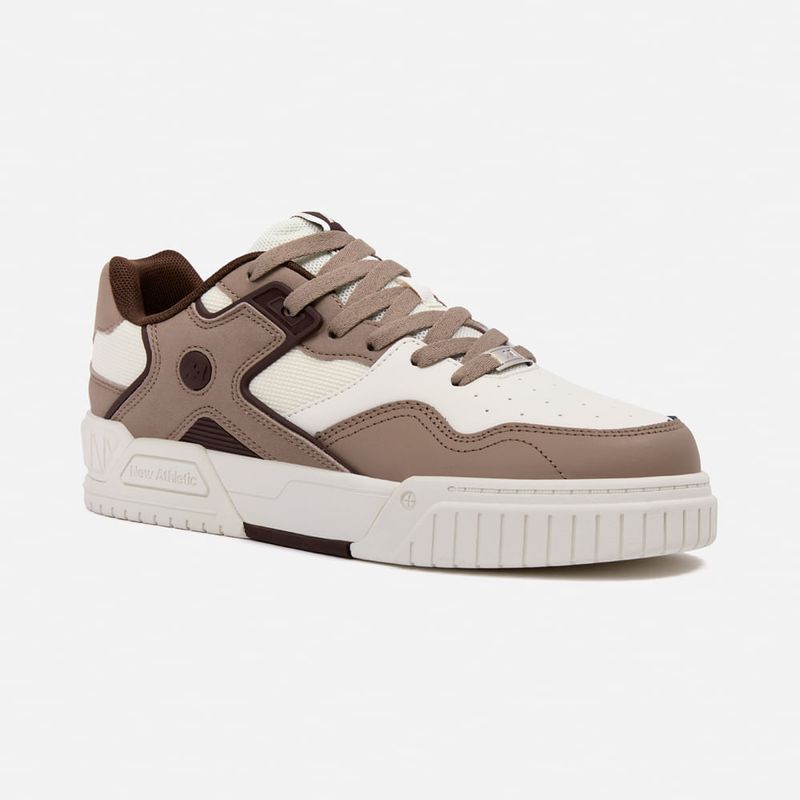 NEW ATHLETIC - Zapatillas New Athletic Skateboarding Square96 Crema Con Marrón Hombre