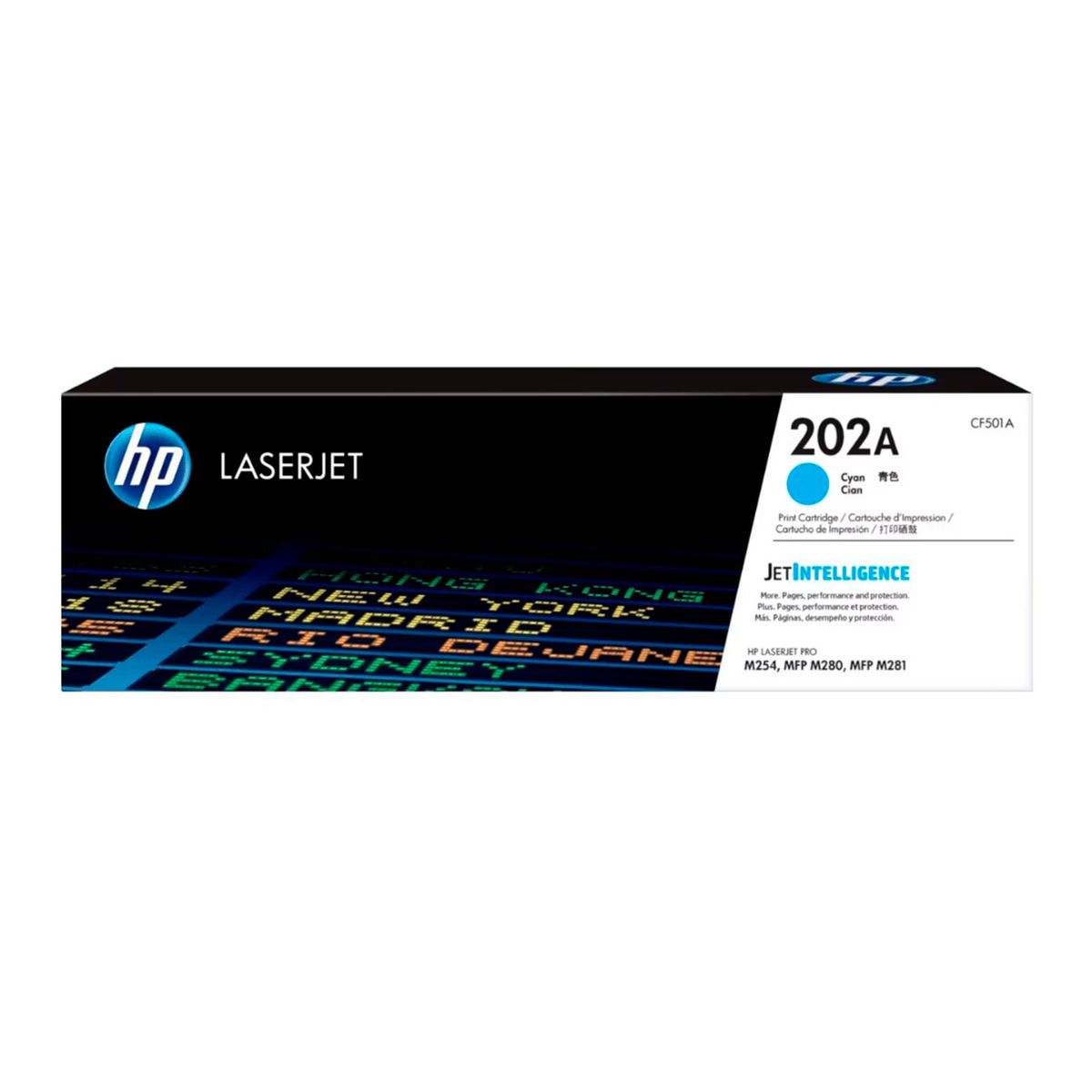 HP - TONER HP CF501A 202A CYAN LJ PRO M254 13 KPGS PN CF501A