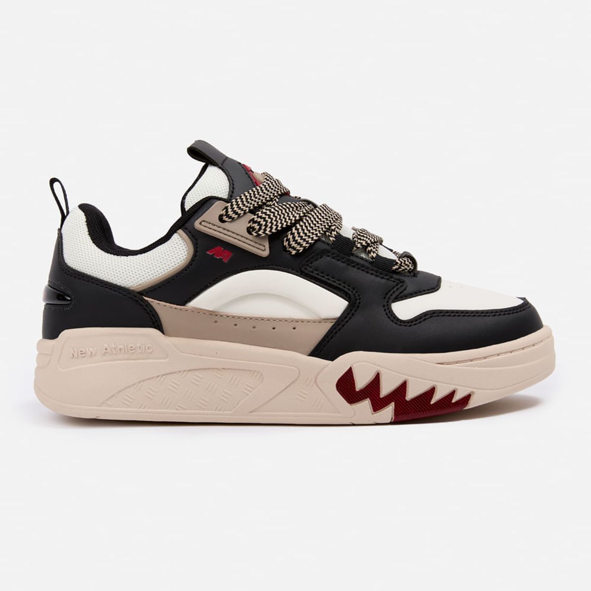 NEW ATHLETIC - Zapatillas New Athletic Skateboarding Kuel102 Negro Con Beige Hombre