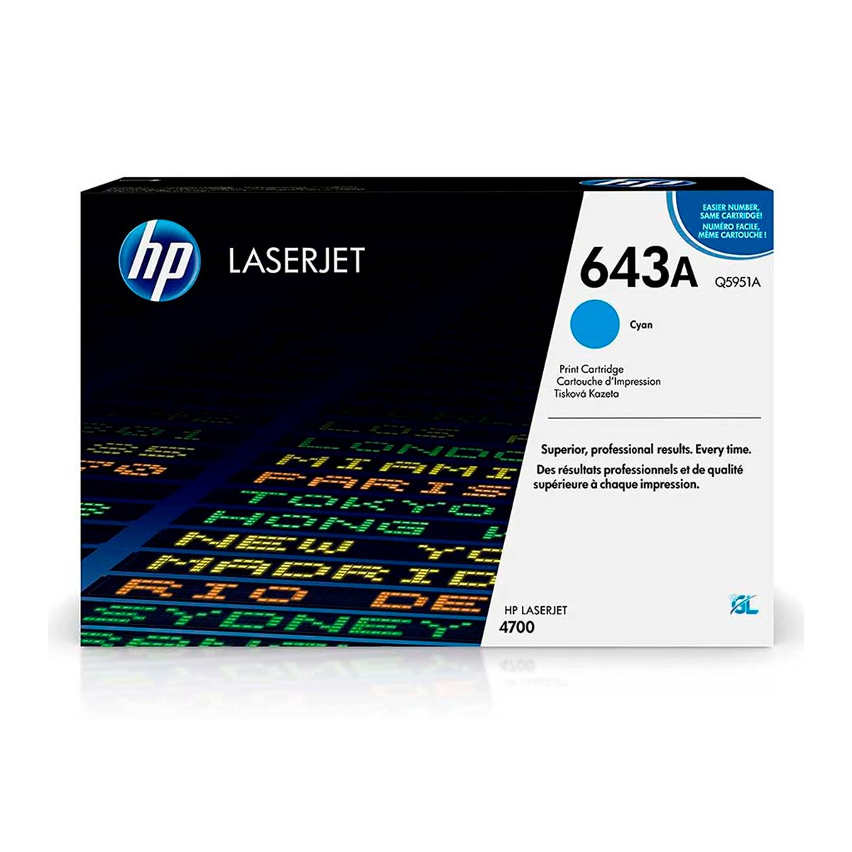 HP - TONER HP Q5951A 643A LJ 4700  CYAN PN Q5951A