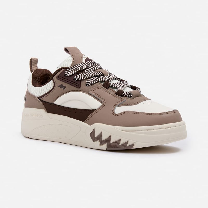 NEW ATHLETIC - Zapatillas New Athletic Skateboarding Kuel102 Crema Con Marrón Hombre