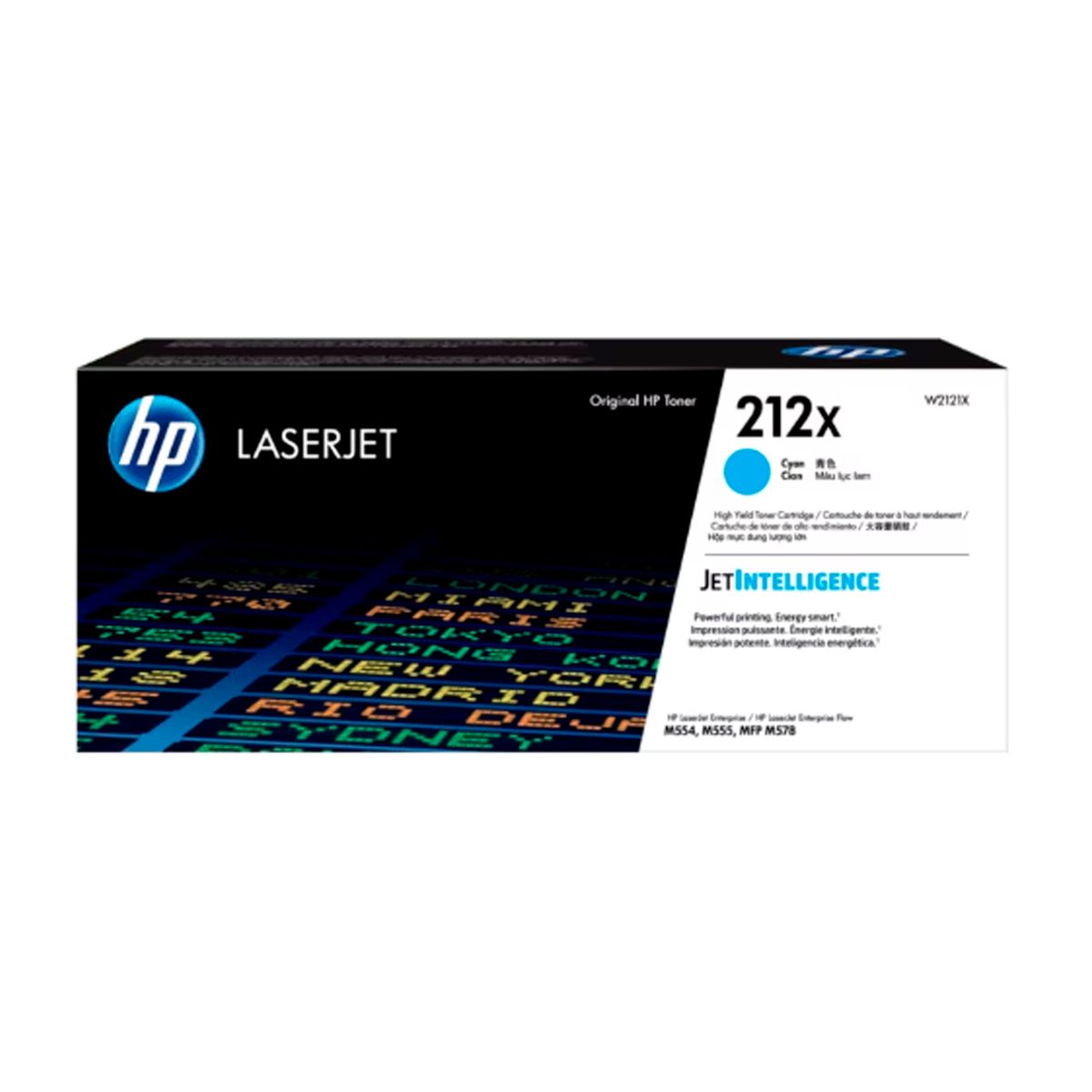 HP - TONER HP W2121X 212X LJ M555 CYAN   10 KPGS PN W2121X