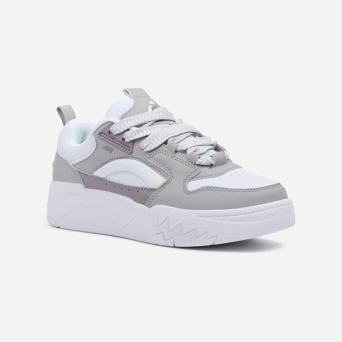 NEW ATHLETIC - Zapatillas New Athletic Skateboarding Kuel102 Gris Con Blanco Mujer