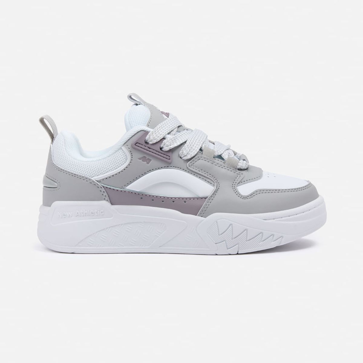 NEW ATHLETIC - Zapatillas New Athletic Skateboarding Kuel102 Gris Con Blanco Mujer