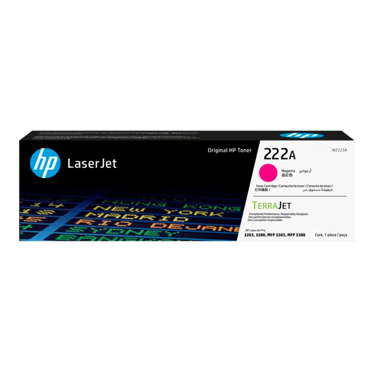 HP - TONER HP W2223A 222A LJ M3303 MAGENTA 1200 PGS PN W2223A