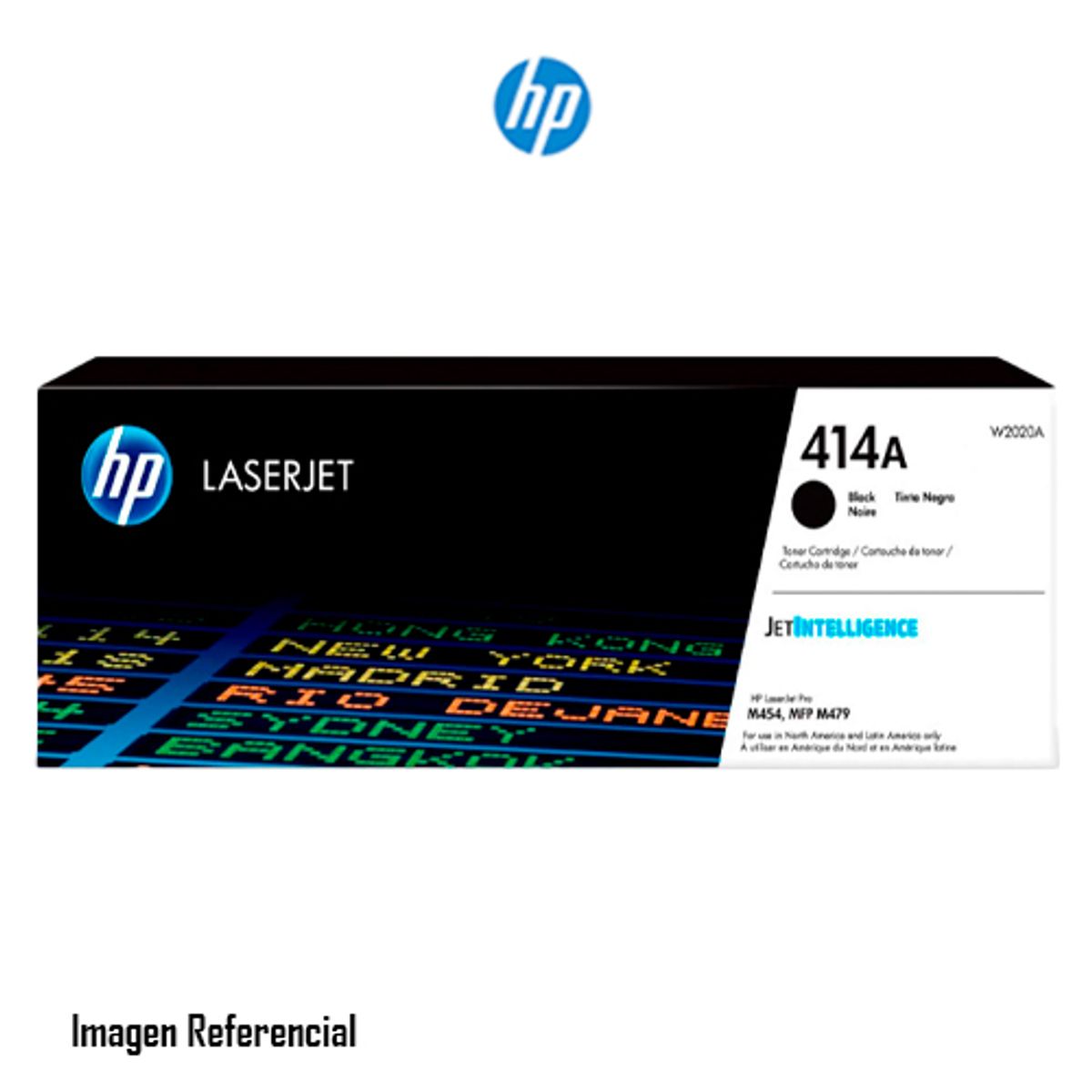 HP - TONER HP W2020A 414A LJ M454 NEGRO 2400 PGS PN W2020A