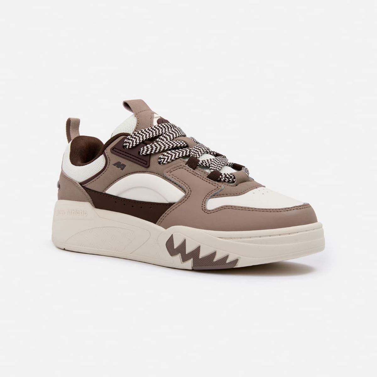 NEW ATHLETIC - Zapatillas New Athletic Skateboarding Kuel102 Crema Con Marrón Mujer