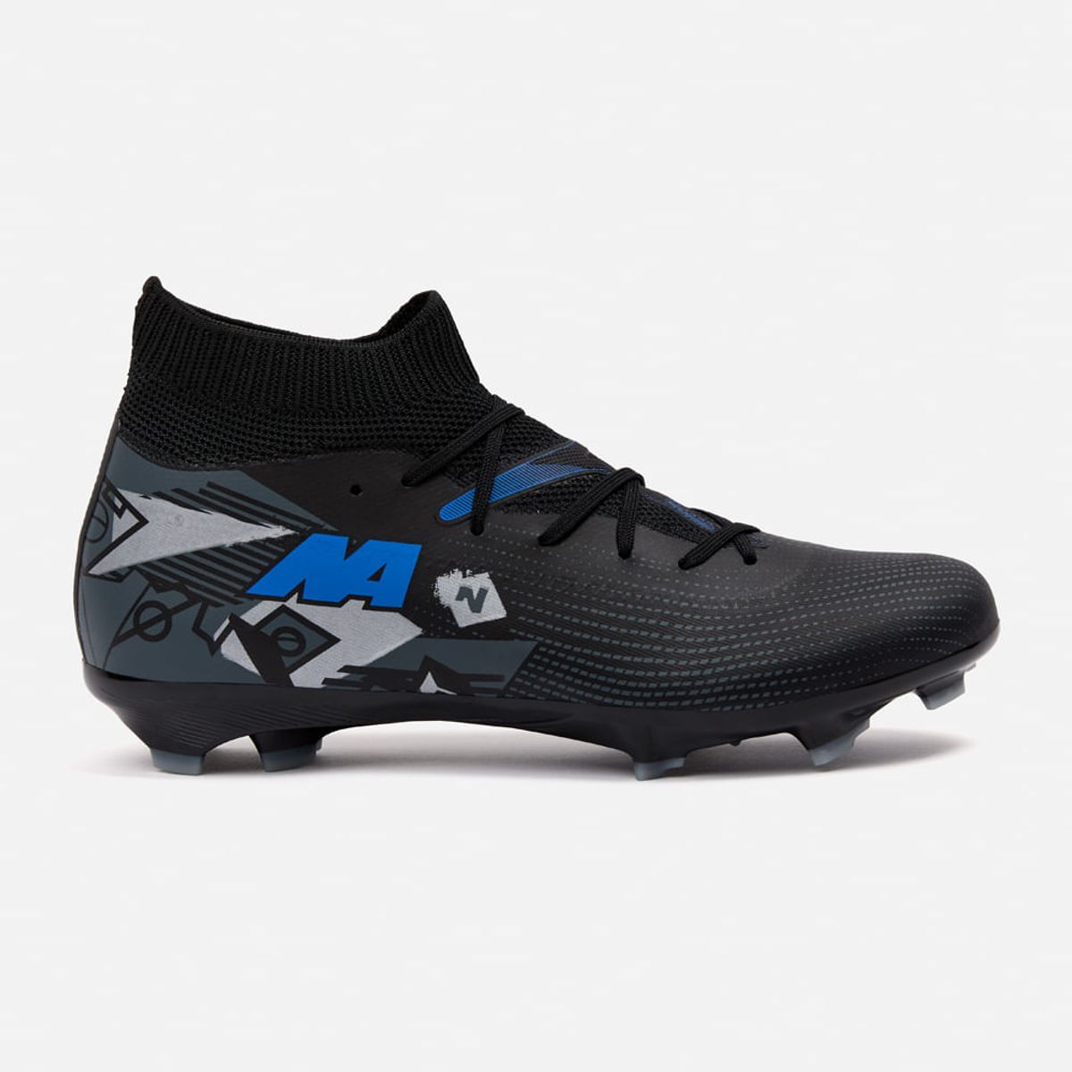 NEW ATHLETIC - Zapatillas New Athletic Football Scarpa123 Negro Con Turquesa Hombre