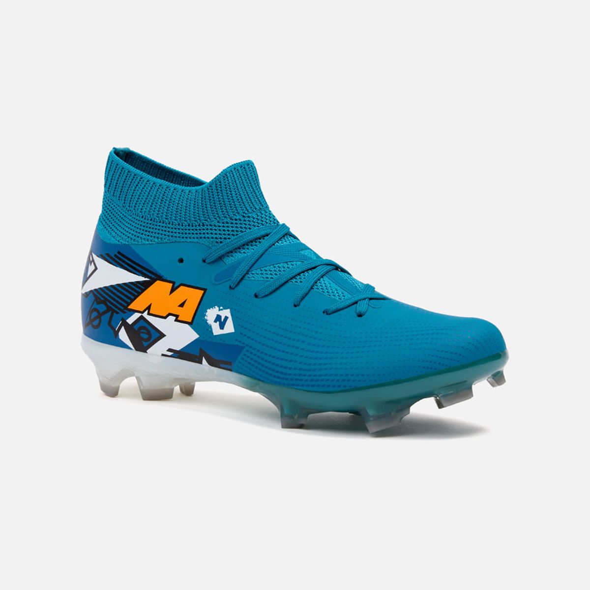 NEW ATHLETIC - Zapatillas New Athletic Football Scarpa123 Azulino Con Naranja Juvenil
