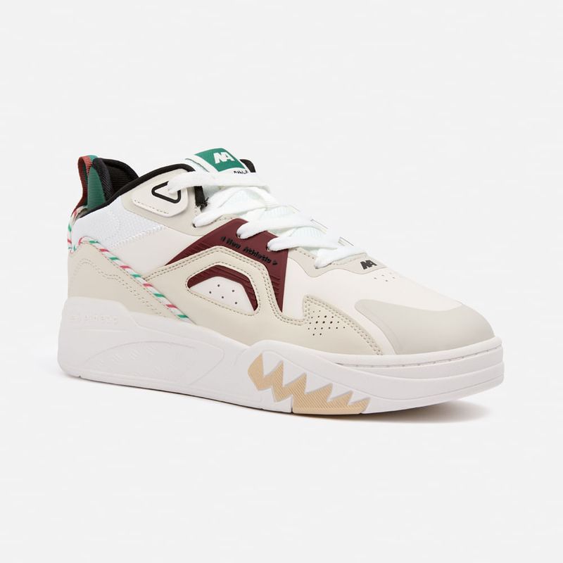 NEW ATHLETIC - Zapatillas New Athletic Skateboarding Kuel104 Crema Con Vino Hombre