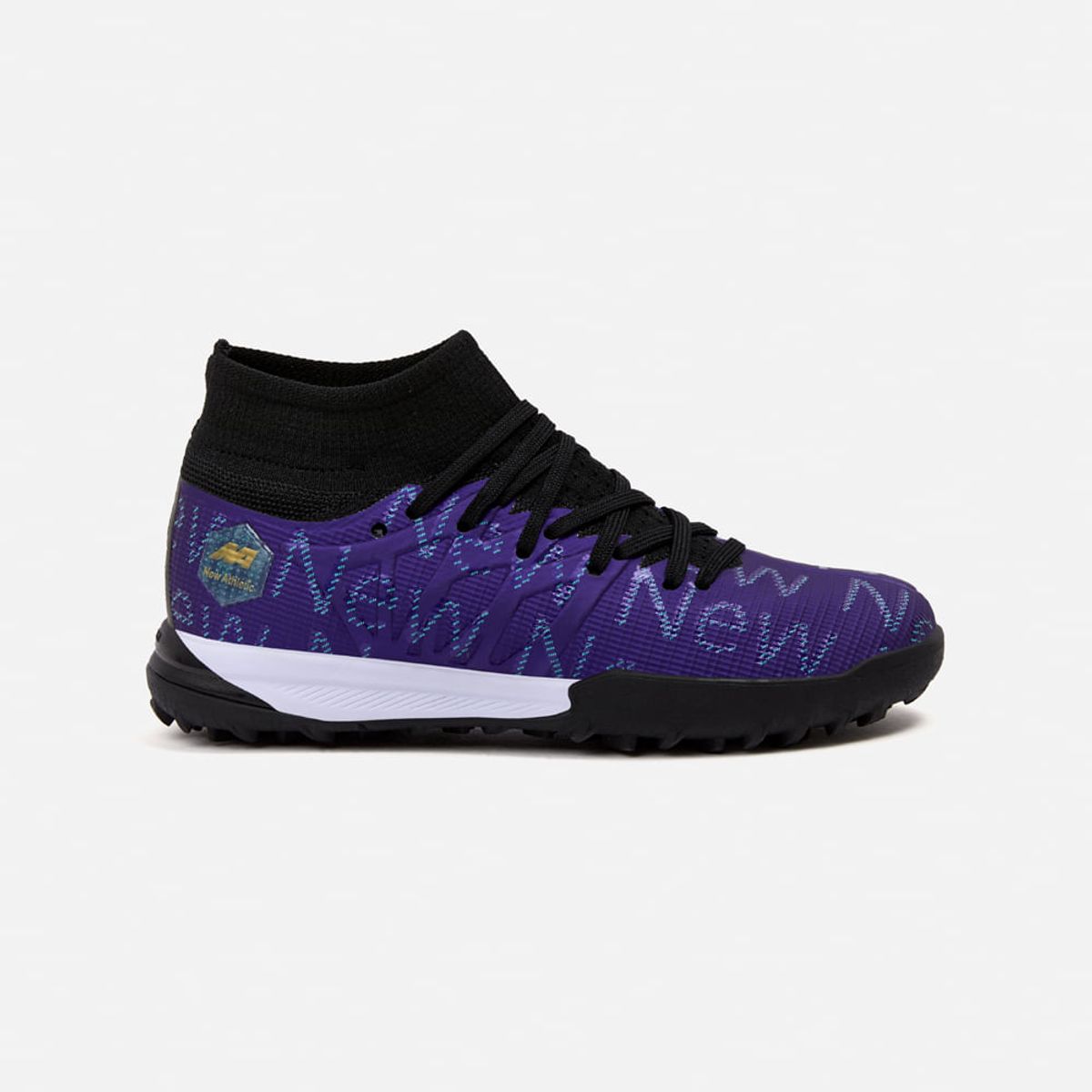 NEW ATHLETIC - Zapatillas New Athletic Football Chuggu107 Morado Con Negro Niño