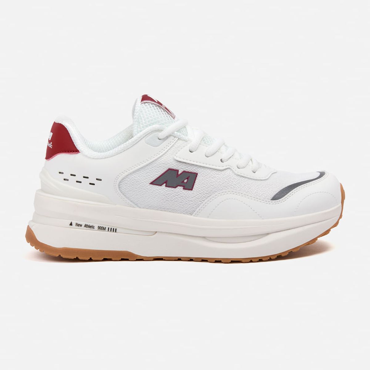 NEW ATHLETIC - Zapatillas New Athletic Lifestyle Rubbing174 Crema Con Guinda Hombre