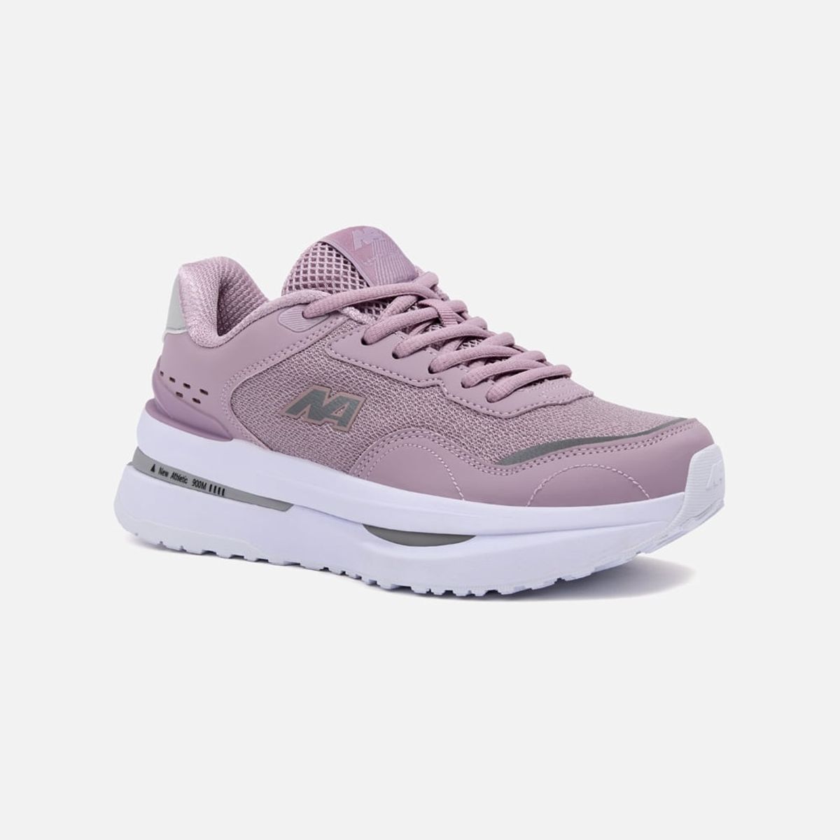 NEW ATHLETIC - Zapatillas New Athletic Lifestyle Rubbing174 Lila Con Gris Mujer