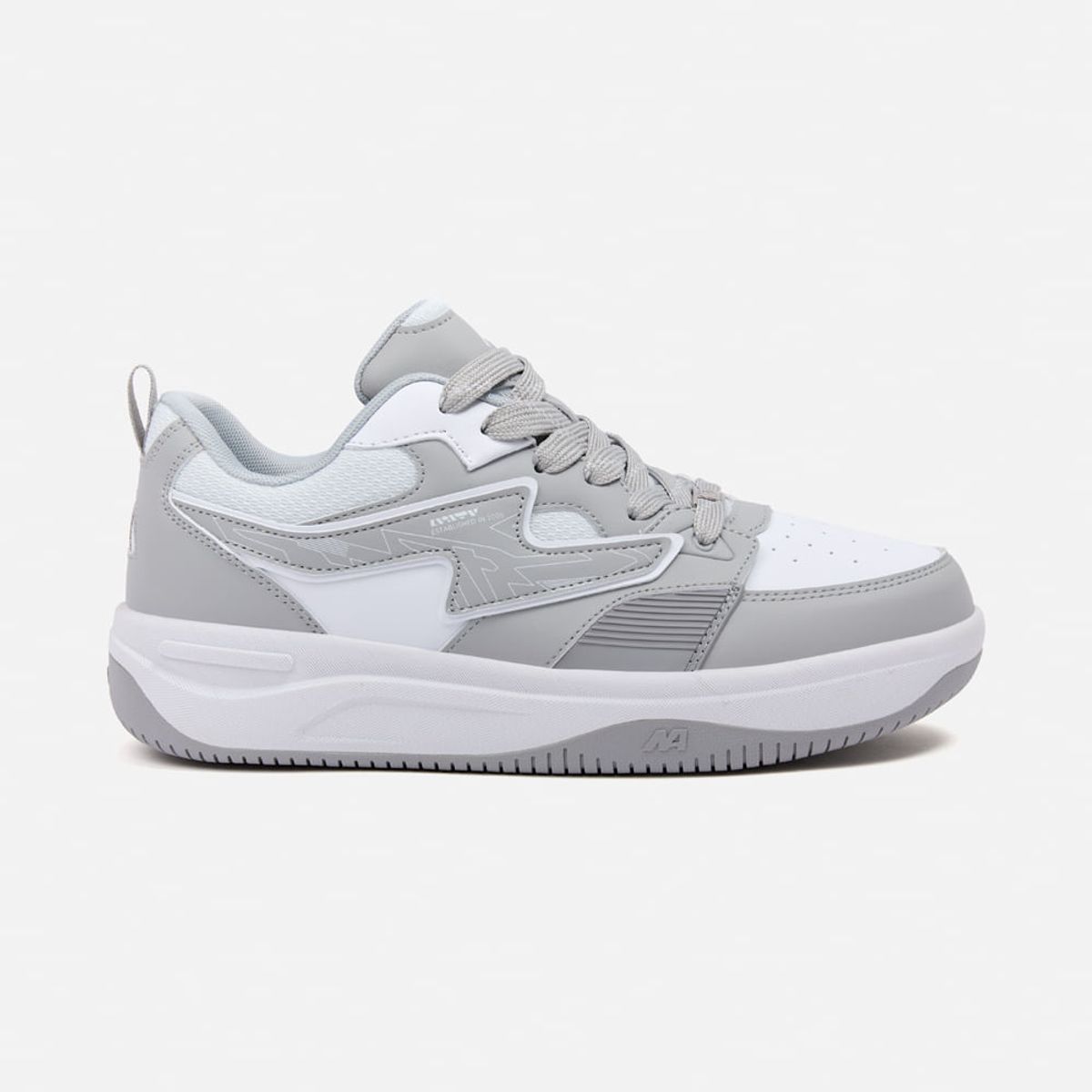 NEW ATHLETIC - Zapatillas New Athletic Skateboarding Cult92 Gris Con Blanco Mujer