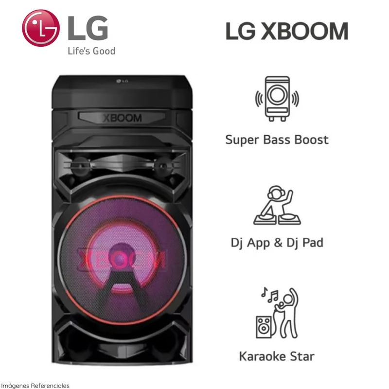 LG - Torre de Sonido LG XBOOM con Bluetooth Karaoke RNC5