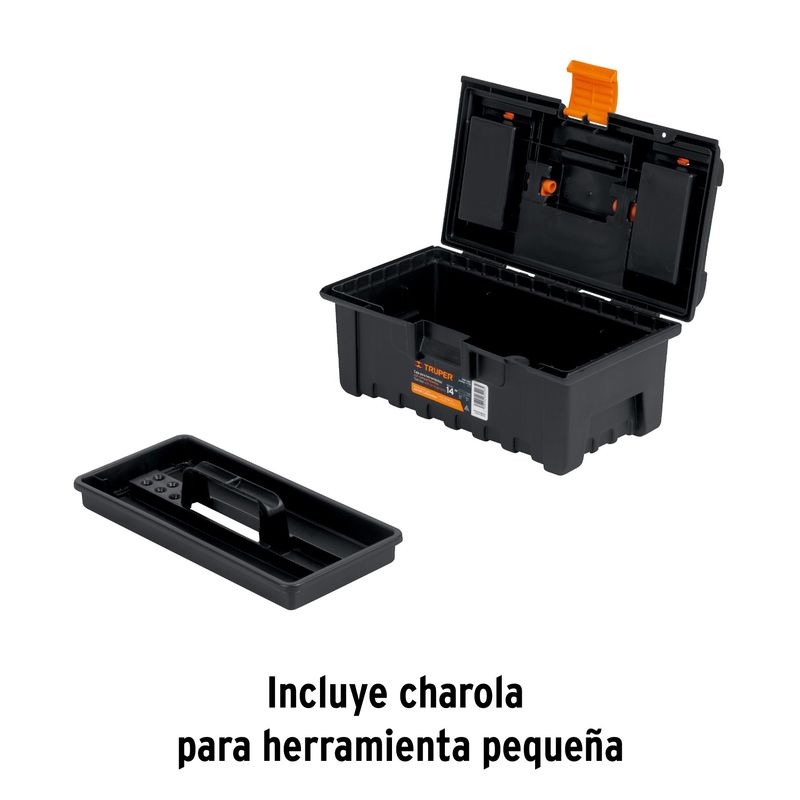 TRUPER - Caja para Herramienta de 14 Pulg Con Compartimentos