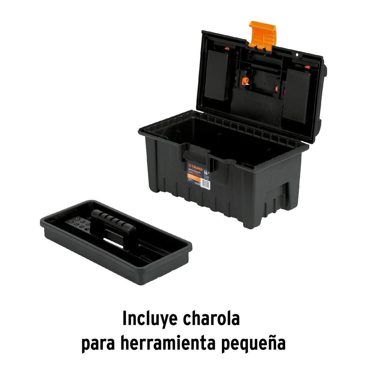 TRUPER - Caja para Herramienta de 16 Pulg Con Compartimentos