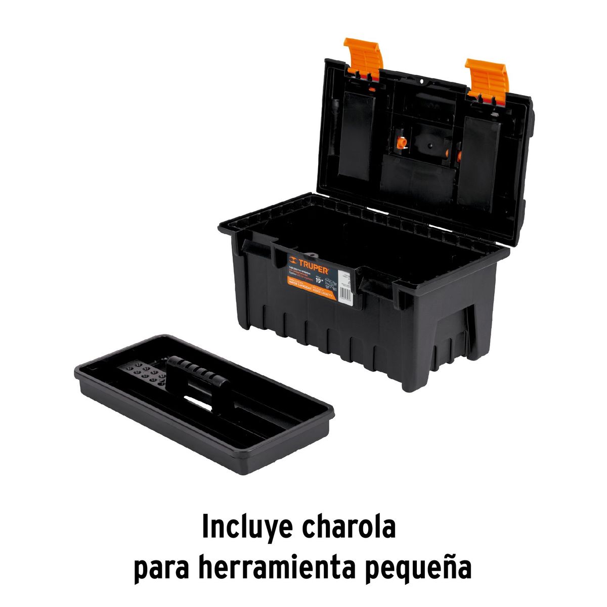 TRUPER - Caja para Herramienta de 19 Pulg Con Compartimentos