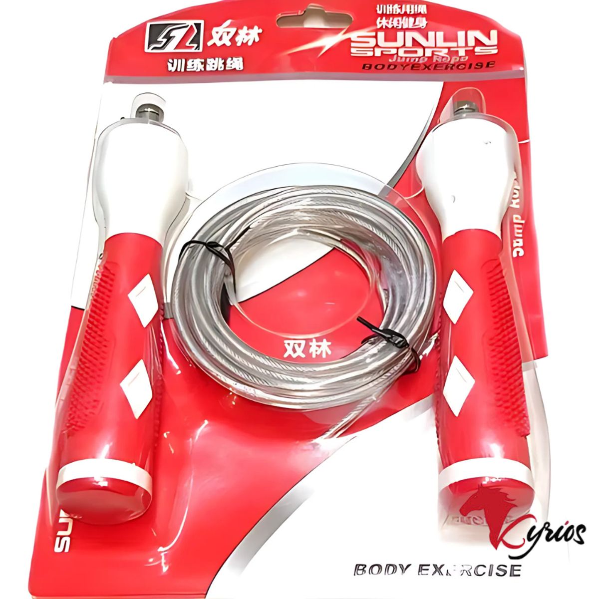 NO LOGO - Salta Soga De Metal Color rojo