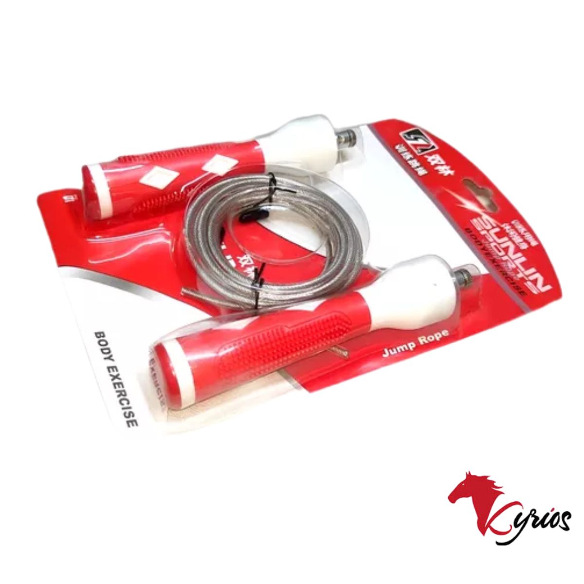 NO LOGO - Salta Soga De Metal Color rojo