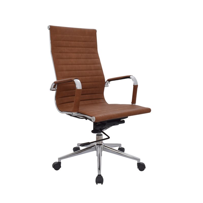 BONNO - Silla De Escritorio Boss Alta Camel Bonno