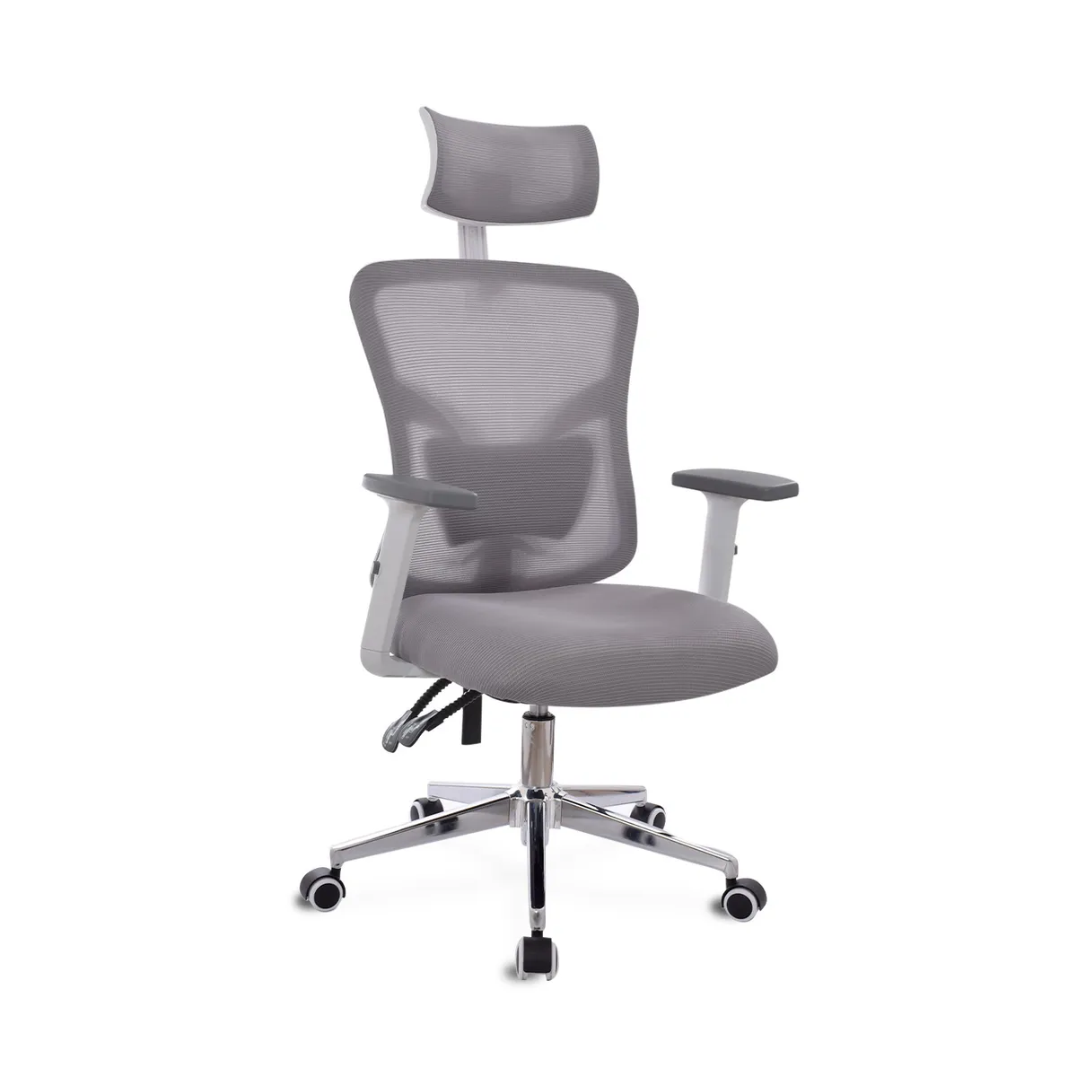 BONNO - Silla De Escritorio Con Cabecero Fone Ultra Gris Bonno