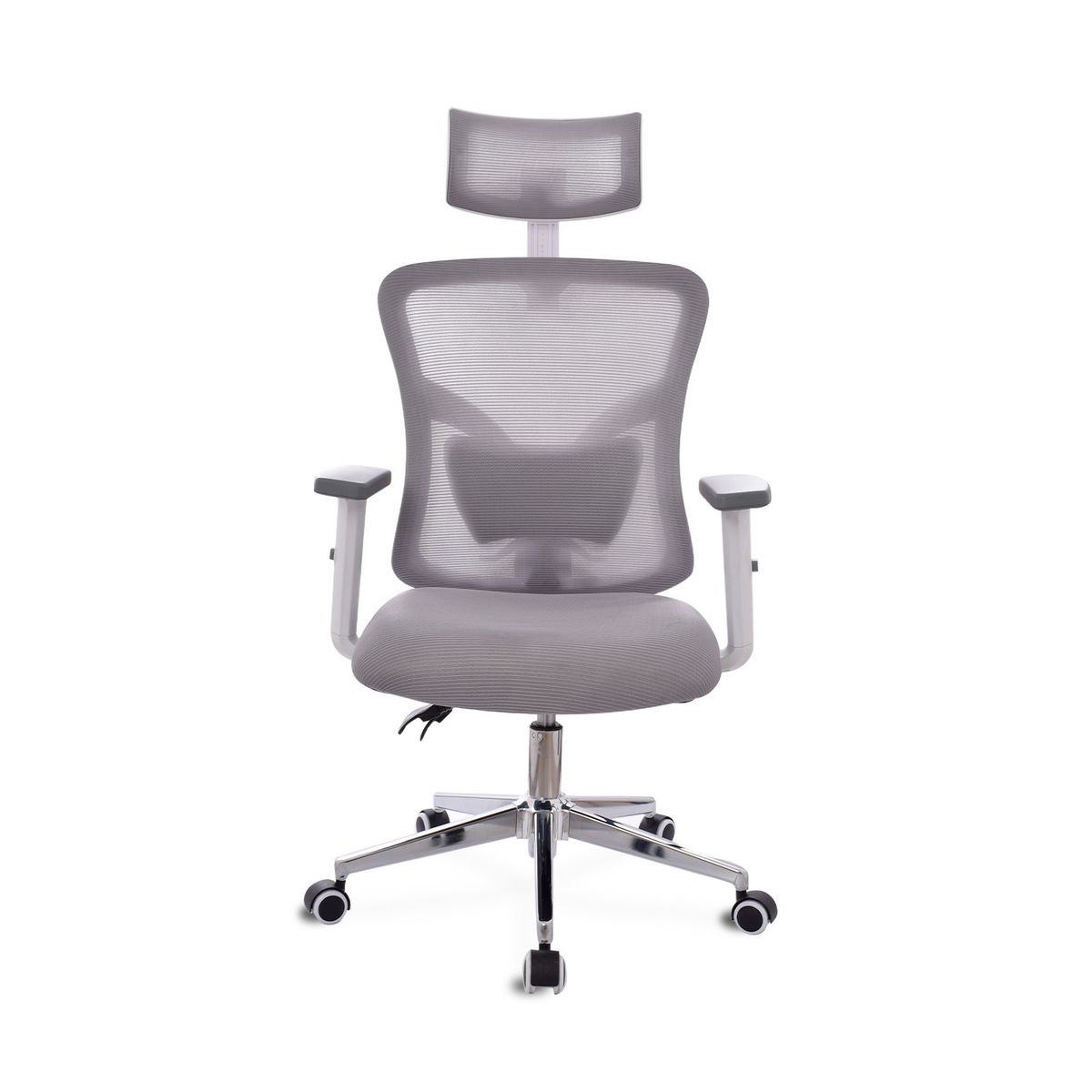 BONNO - Silla De Escritorio Con Cabecero Fone Ultra Gris Bonno