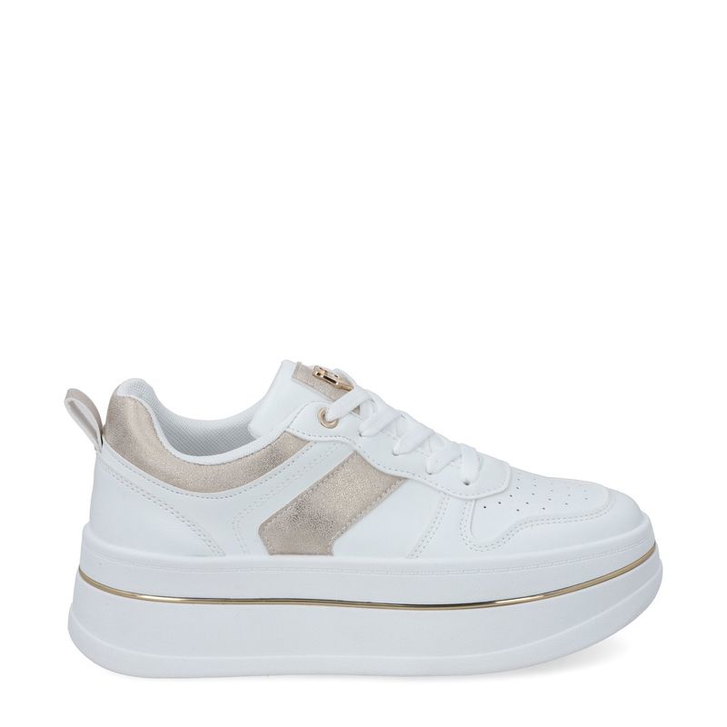 GOTTA - Zapatilla Plataforma Blanca Mujer 58010 Gotta