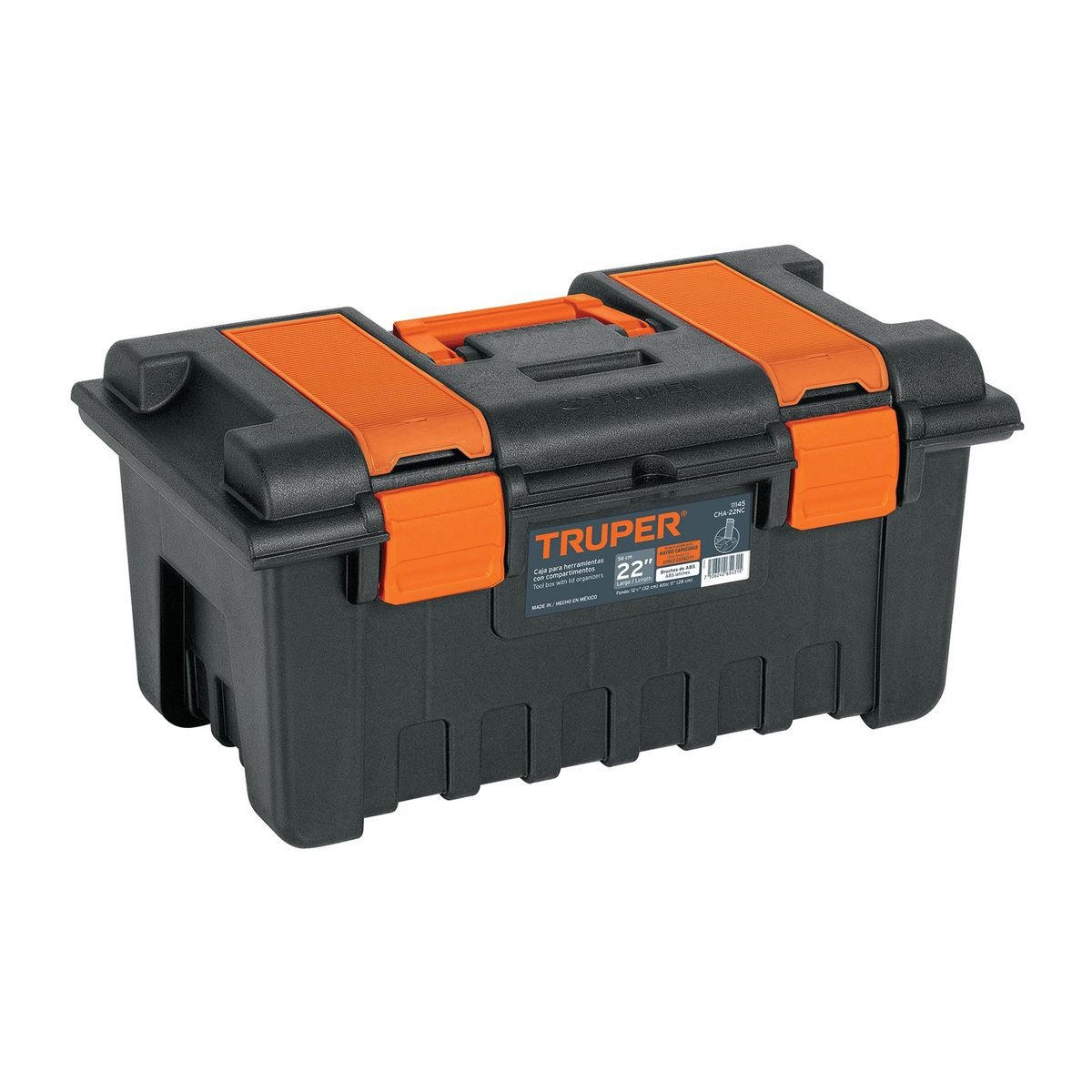 TRUPER - Caja para Herramienta de 22 Pulg Con Compartimentos