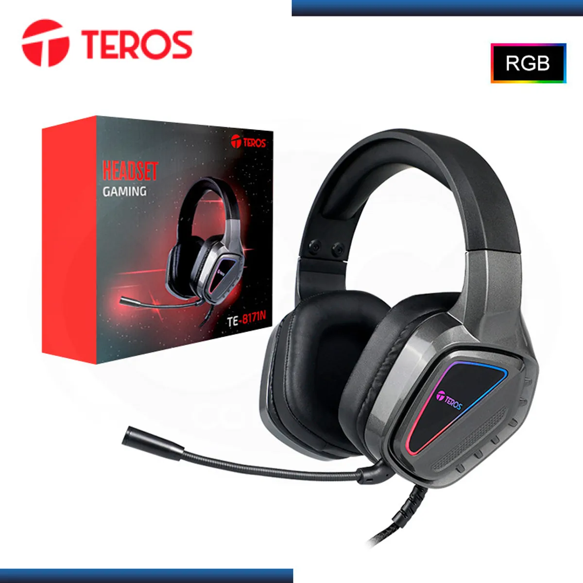TEROS - Audifonos Headset gaming TE-8171N