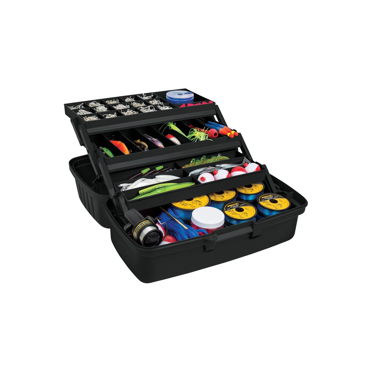 TRUPER - Caja para Pesca de 16 Pulg con 3 Bandejas Deslizables