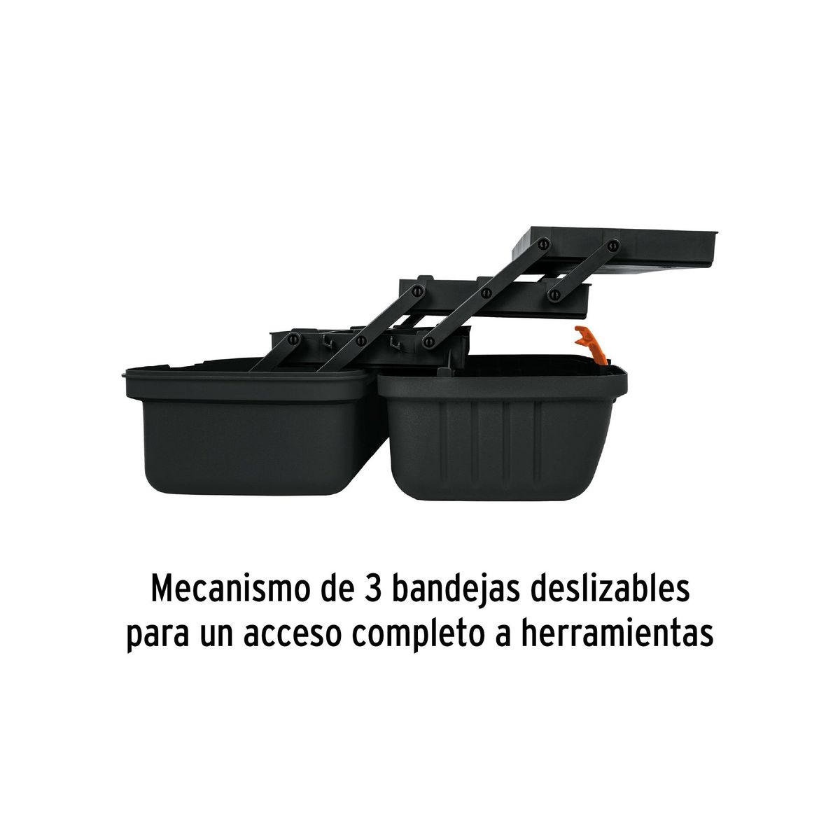TRUPER - Caja para Pesca de 16 Pulg con 3 Bandejas Deslizables