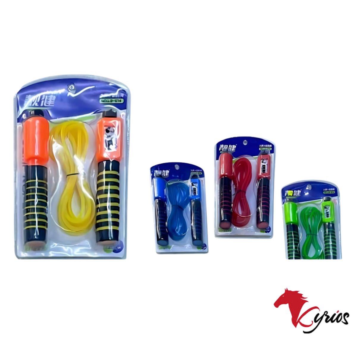 NO LOGO - Salta Soga Con Contador De PVC Color Azul