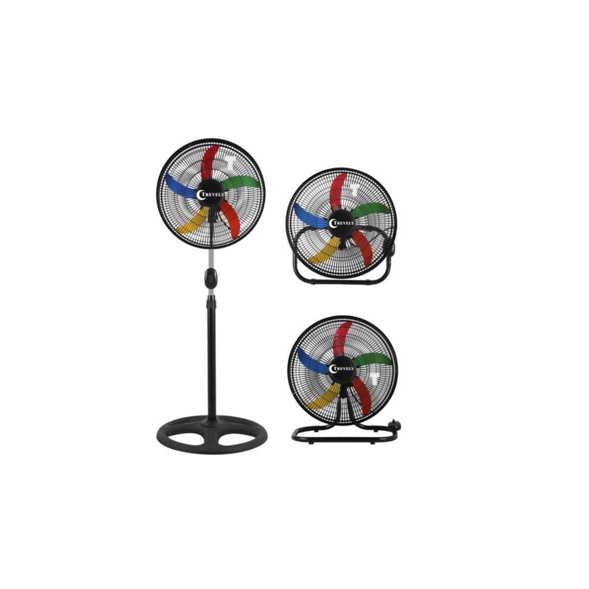 TREVELY - Ventilador 3 en 1 18" TREVELY VT-1832 - multicolor - 90W