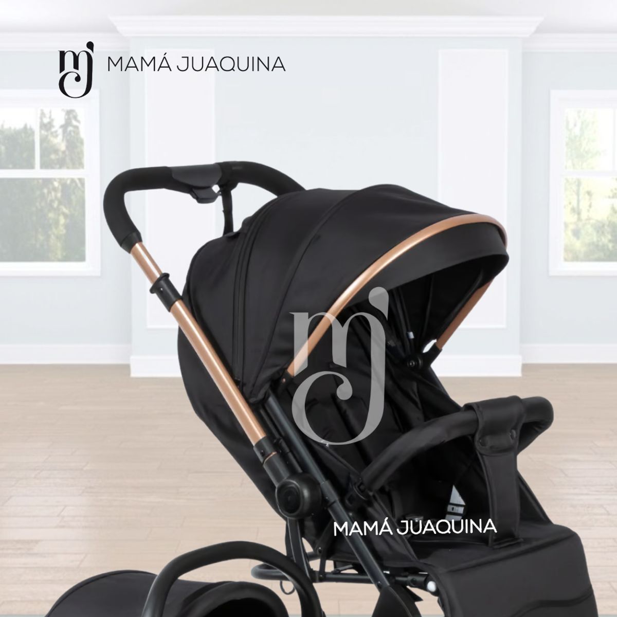 BEAUTIFUL - Coche Moisés Travel System «J´ SPARROW» Porta Bebé Black
