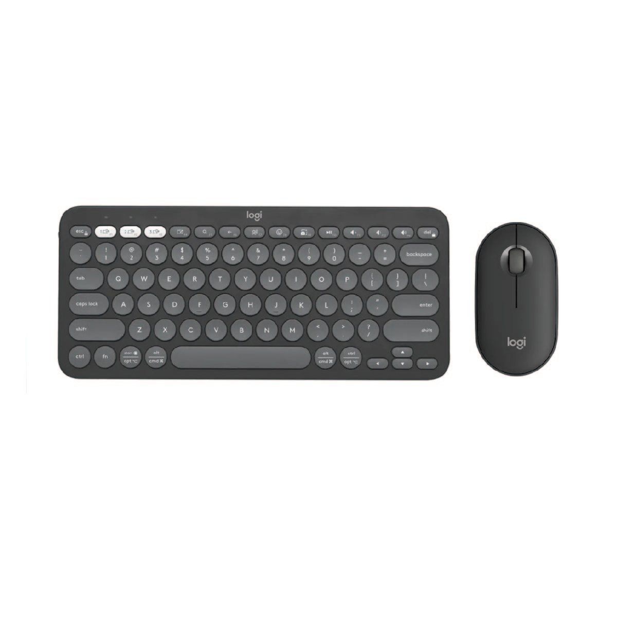 LOGITECH - Teclado K380S y Mouse M350S Grafito Logitech Bluetooth