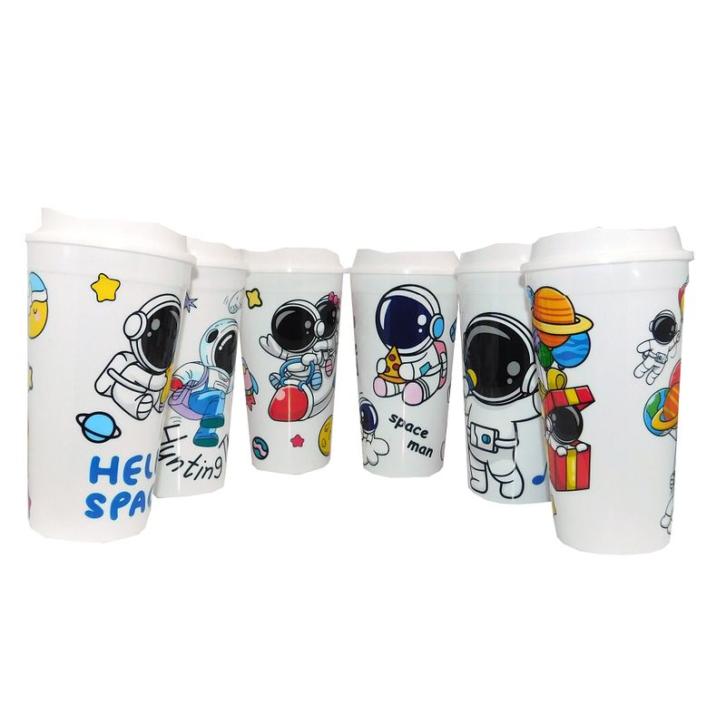 GENERICO - Vaso tomatodo astronauta set de 3