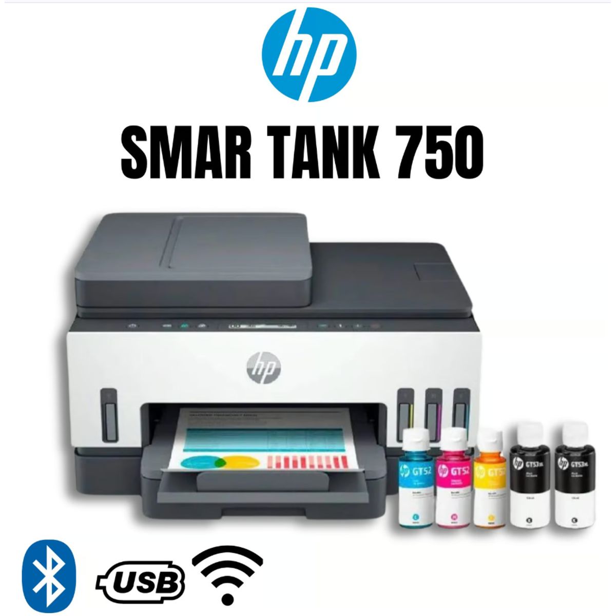 HP - IMPRESORA MULTIFUNCIONAL HP SMART TANK 750