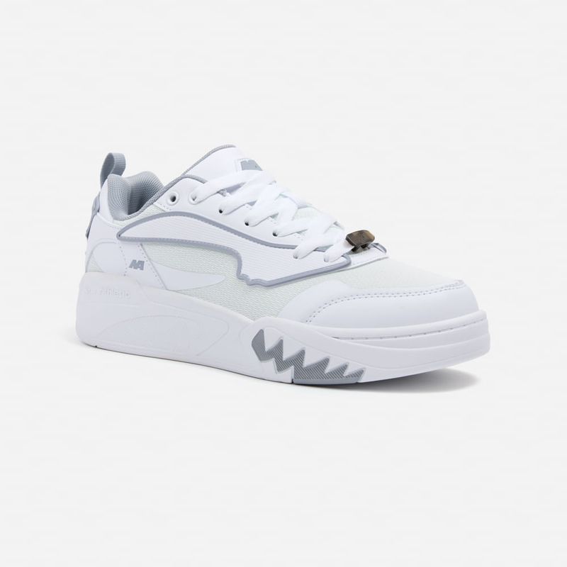 NEW ATHLETIC - Zapatillas New Athletic Skateboarding Kuel101 Blanco Con Gris Mujer
