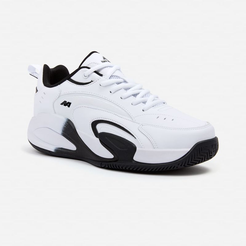 NEW ATHLETIC - Zapatillas New Athletic Tennis Streeth28 Blanco Con Negro Hombre