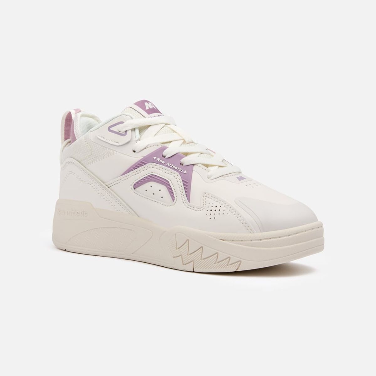 NEW ATHLETIC - Zapatillas New Athletic Skateboarding Kuel104 Crema Con Lila Mujer