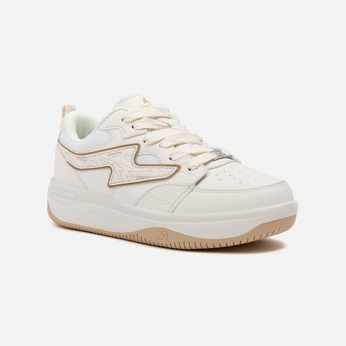 NEW ATHLETIC - Zapatillas New Athletic Skateboarding Cult92 Crema Con Beige Mujer