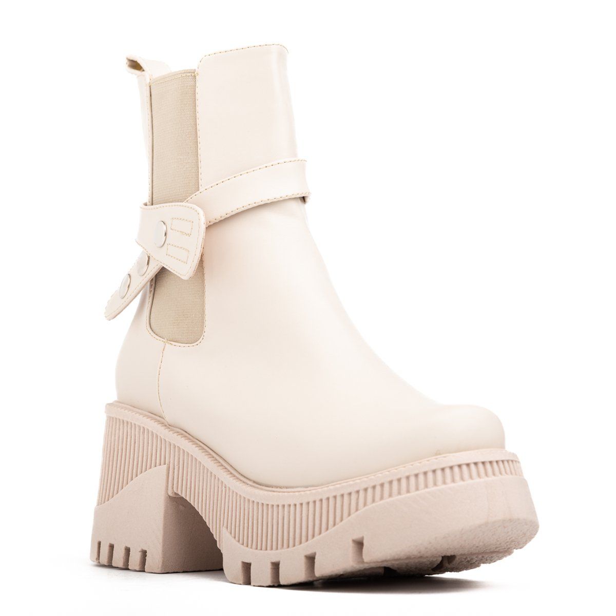 NEBULA - Botas Buttom - Nébula - Nude