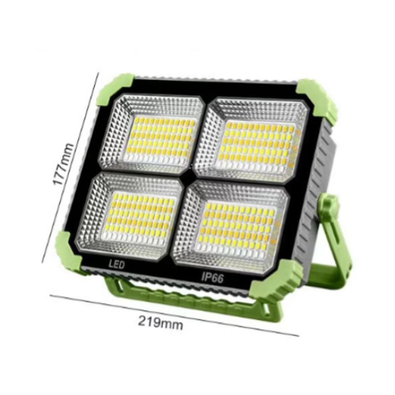 GENERICO - Lampara Reflector Panel Solar Sensor de Movimiento